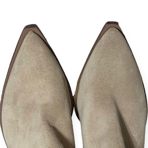 Vince Camuto tan suede ankle booties size 9.5 - Picture 5 of 8
